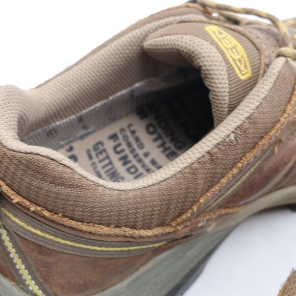 Keen Targhee II Men's 12 Brown Leather Low Top Lace Up Waterproof Hiking Boots - Picture 12 of 12